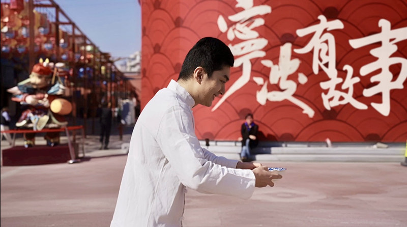 文化傳播中心拍攝的《寧波有故事》宣傳片大年初三發(fā)布，結(jié)合民間故事與春節(jié)年俗，創(chuàng)意滿滿。.jpg